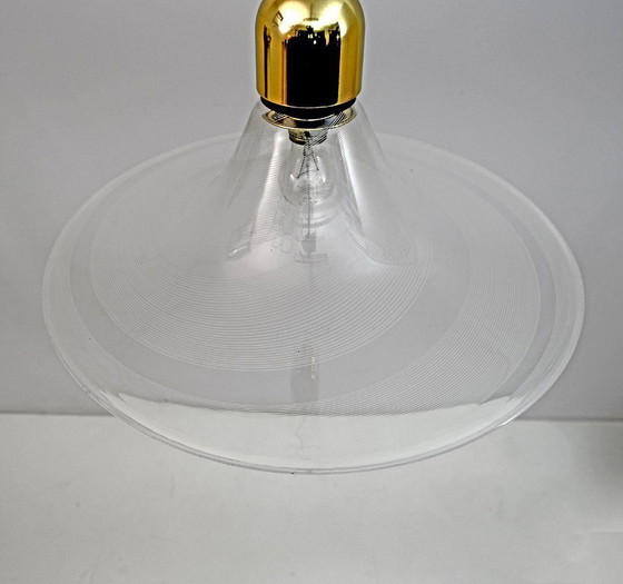 Image 1 of Lampada a sospensione in vetro di Murano a spirale, anni '70, metà del secolo scorso