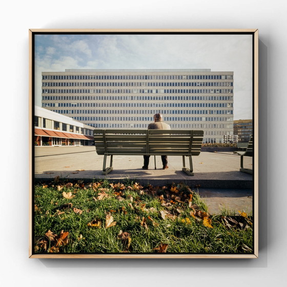 1x Man an the modernist, 1965 Scandinavian design fine art – Photography, Paper (photo 3 of 5)