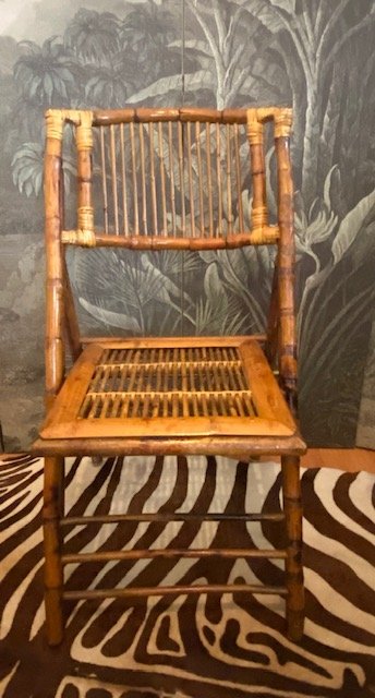 Set di 4 sedie pieghevoli in bambù – Bamboo, Wood (photo 8 of 8)
