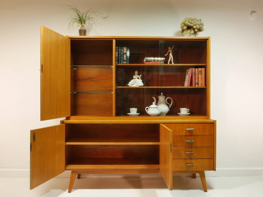 Buffet haut vintage, meuble de salon, années 1960, Allemagne