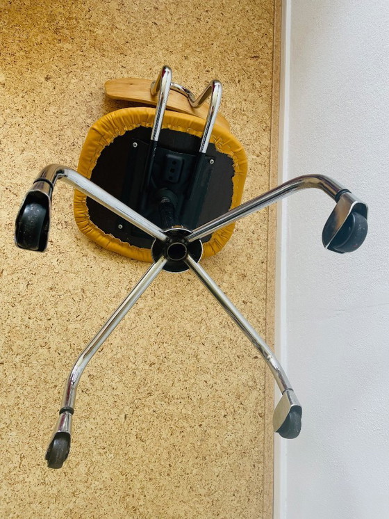 Image 1 of Vintage retro draaibare bureaustoel