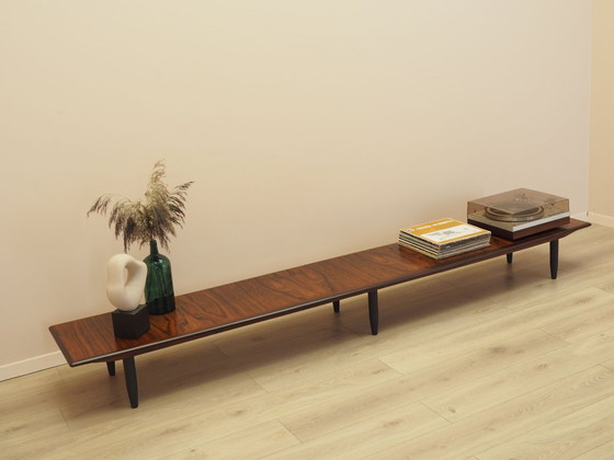 Enfilade danoise en palissandre, crédence basse style galerie à pieds coniques, années 60 – Meubles tv, Wood (photo 4 of 10)
