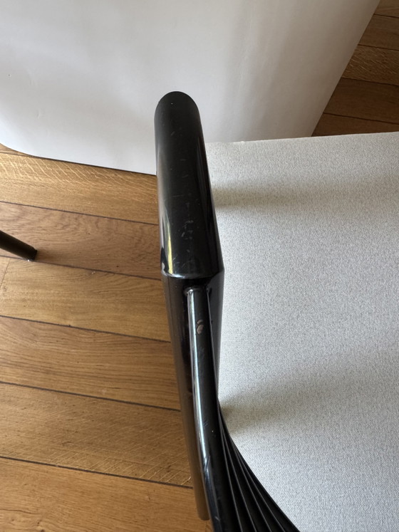Set di 5 sedie da pranzo di design postmoderno con struttura tubolare anni '80 – Metal (photo 33 of 36)