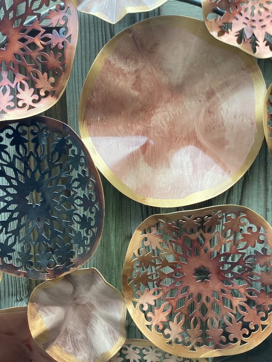 Image 1 of Boltze grande decorazione murale in metallo