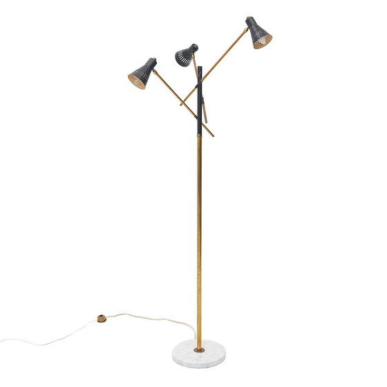 Image 1 of Stehleuchte mit 3 Armen, 1950er Jahre