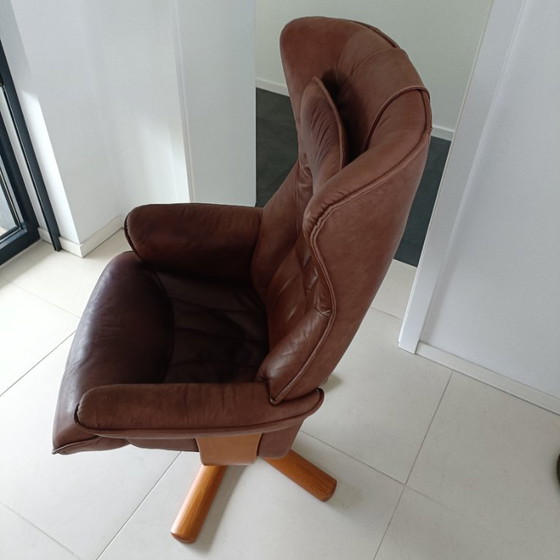 Hjellegjerde Draaifauteuil Eighties – Hjellebjerge, Draaistoelen, Leather, Metal (photo 8 of 14)