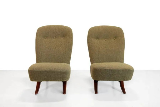 Ensemble de deux chaises Congo par Theo Ruth pour Artifort, 1960 – kuipstoelen, Wood, Mid Century Modern (photo 2 of 8)