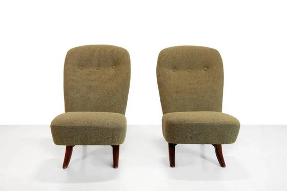 Ensemble de deux chaises Congo par Theo Ruth pour Artifort, 1960 – Fauteuils d'appoint, Wood (photo 2 of 8)