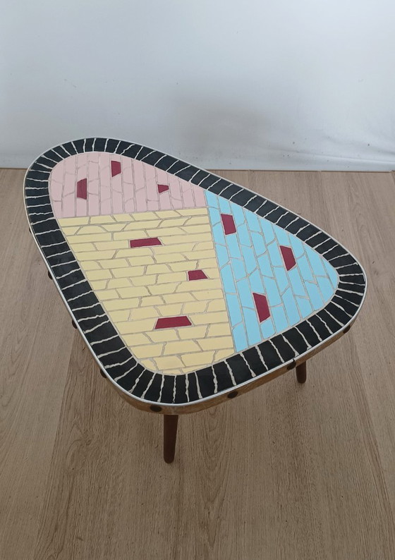 Image 1 of Table d'appoint en mosaïque des années 1950