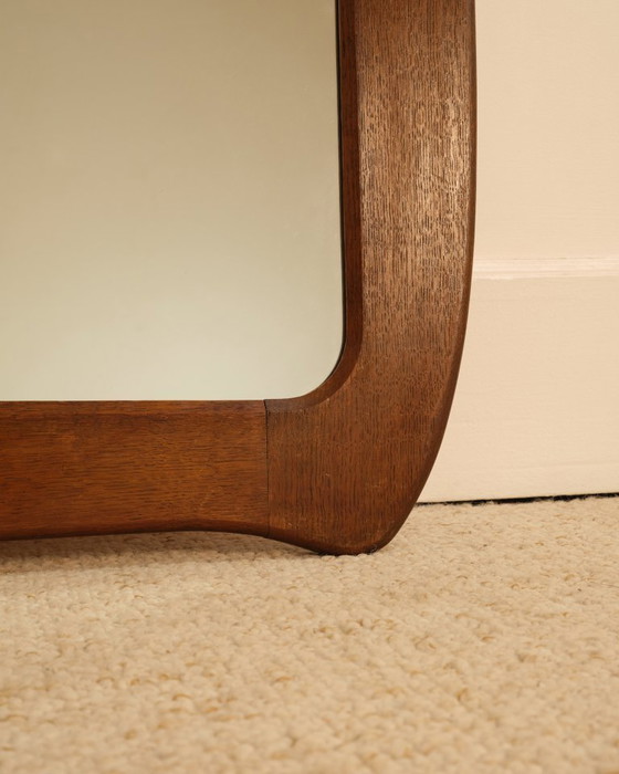 Image 1 of Miroir organique en bois - 1960s