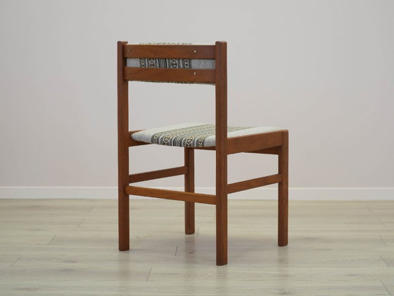 Image 1 of Conjunto de dos sillas de teca, diseño danés, década de 1970, fabricadas en Dinamarca.