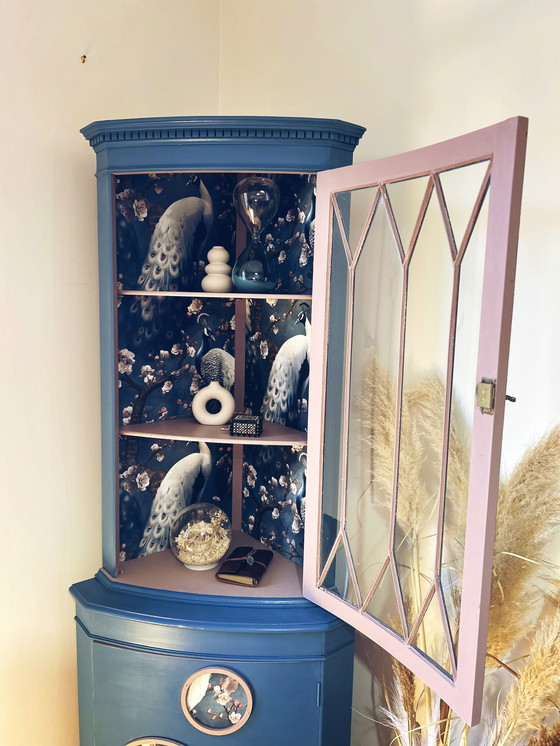 Image 1 of Vetrina inglese 19eme relookée