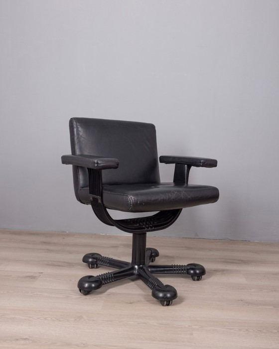 Image 1 of Vintage 1970s Desk Chair, Mix Design Model by Afra and Tobia Scarpa for Molteni