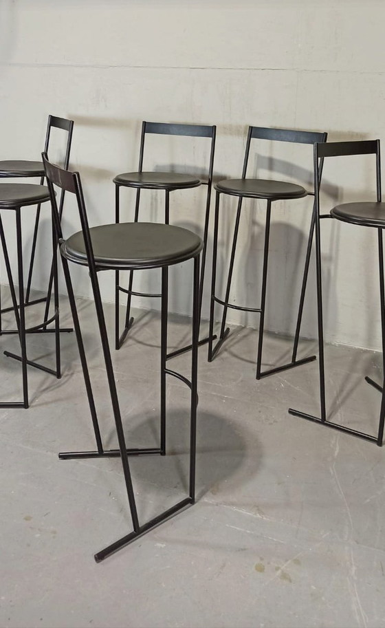 Image 1 of 6 tabourets de bar Musmé d'Emilio Nanni pour Fly Line