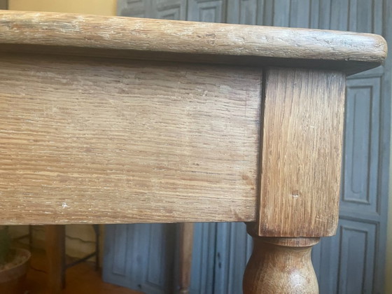 Image 1 of Tavolo in rovere, tavolo da pranzo, tavolo da lavoro, scrivania, antico francese