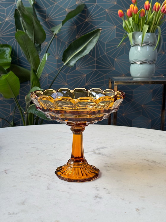 Image 1 of Ankerglas Bernsdorf - Ciotola - Donna - Vetro ambrato - Art Déco