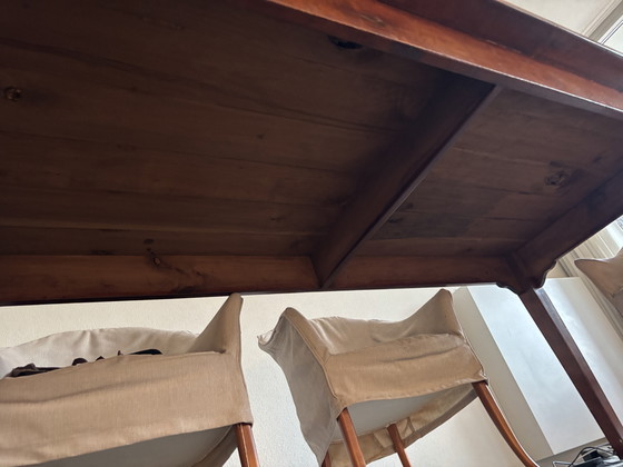 Image 1 of table à manger en bois de cerisier