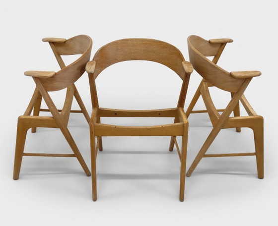 Image 1 of Kai Kristiansen Modell 32 Esszimmerstühle, Korup Møbelfabrik.