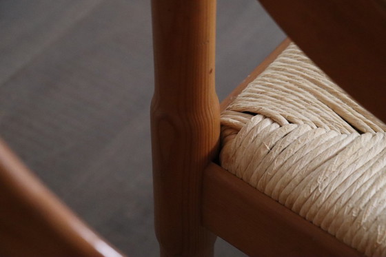 Image 1 of Set van 5 carimate stoelen van Vico Magistretti, Italië jaren 60