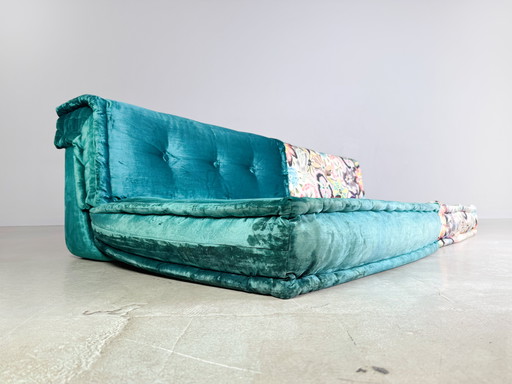 Moderne Roche Bobois Sofa Mah Jong Couch Hans Hopfer Kleurrijk