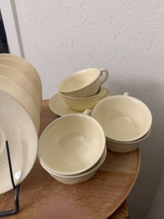 Image 1 of Splendido set vintage: set di 6 tazze e piattini "Staffordshire flatback" del Castello di Balmoral