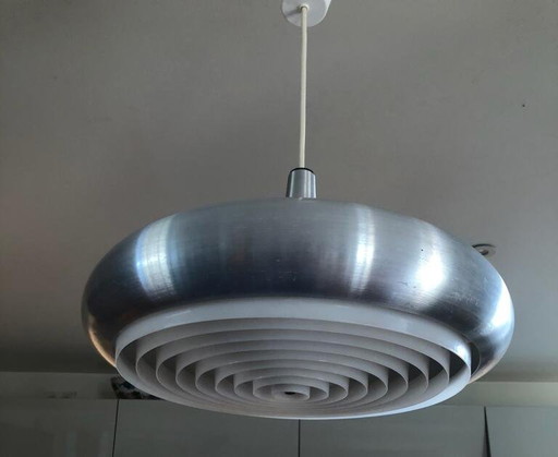 Suspension en aluminium brossé, 1970