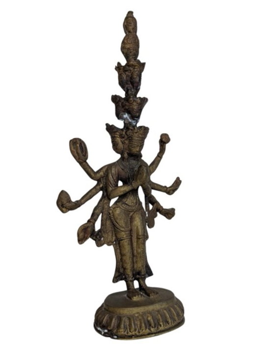 Image 1 of Antique Bronze Eleven-Headed Avalokiteshvara – 30 cm