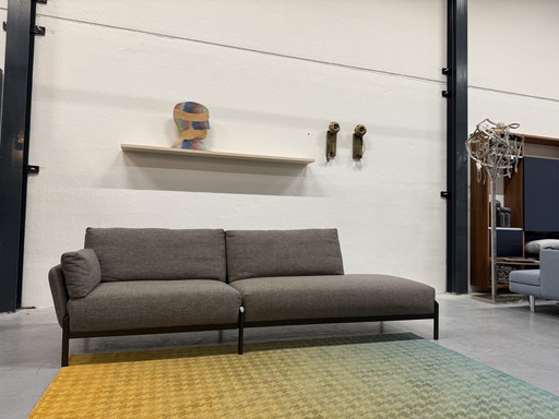 Sofá Leolux Enna, tapizado en tela de pino, 88 260