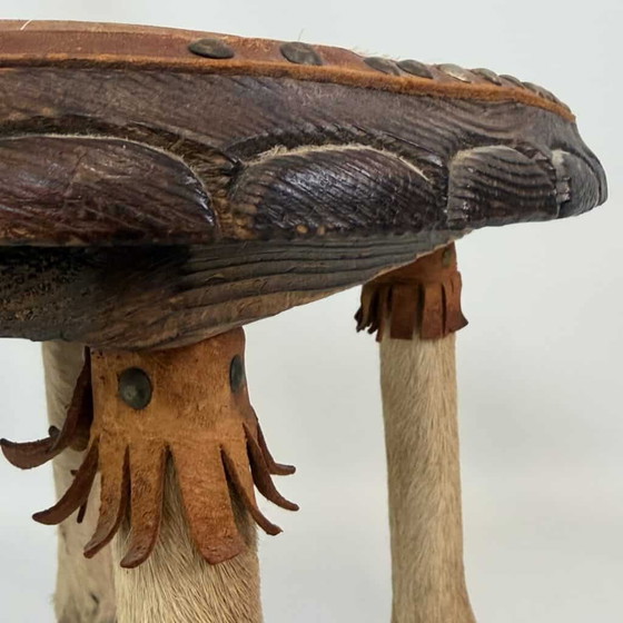 Coppia di sedie rustiche stile folk – Poltrone relax, Pelle, Legno (photo 22 of 34)