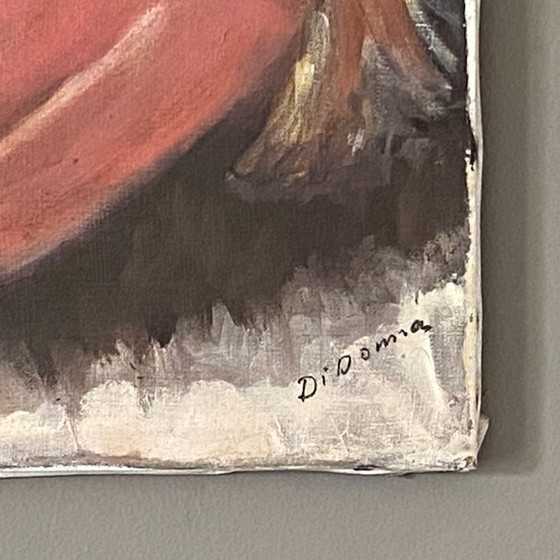 Image 1 of Olieverf op doek. 1970. Liggende vrouw. 60x40 cm.