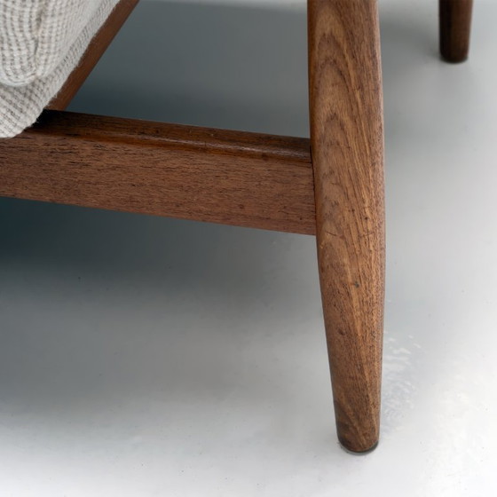 Image 1 of 2x chaise longue modèle FD 137/1 'Japan' de Finn Juhl pour France & Søn,