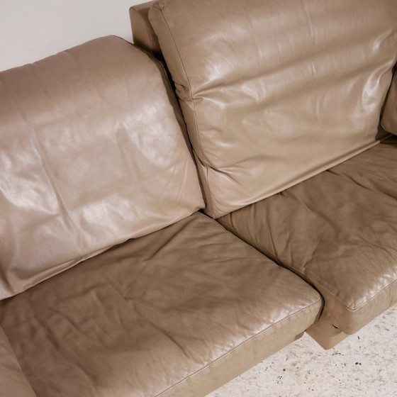 Image 1 of Conjunto de sofás de cuero Mk11355 «Modelo 4000» de Rolf Benz, juego de 4