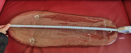 Handmade Glass Salmon – Vintage Fish Dish / Serving Dish – Table accessories (photo 7 of 10)