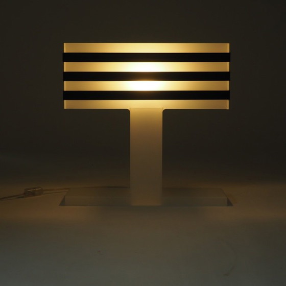 Image 1 of Modernist Plexiglas Table Lamp