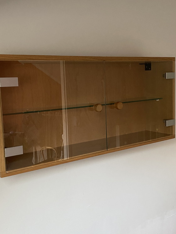 Image 1 of Vintage vitrine hangkastje uit jaren 70/80
