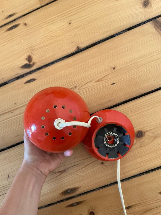 Vintage tafellamp in de vorm van een oogbol, ABO Randers H.63, Denemarken, jaren 70. – Tafellampen, Metal (photo 10 of 12)