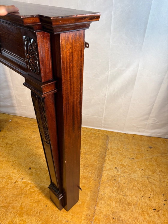 Cornice per camino antica in mogano intagliato in stile Luigi XVI - Fine XIX secolo – Oggetti decorativi (photo 10 of 12)