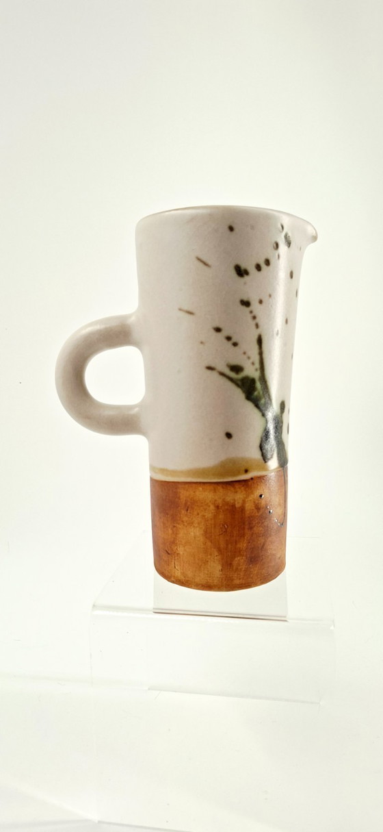 Image 1 of Large stoneware pitcher — La Colombe Pottery, 1970s