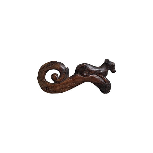 Roue à écureuil en bois antique, fin XVIIIe - début XIXe siècle