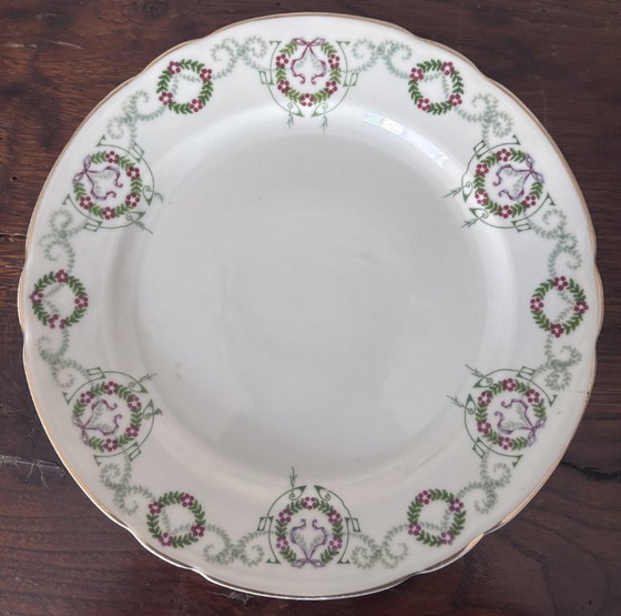 Image 1 of Antieke Richard Ginori Doccia serviesset – 24-delig – in perfecte staat