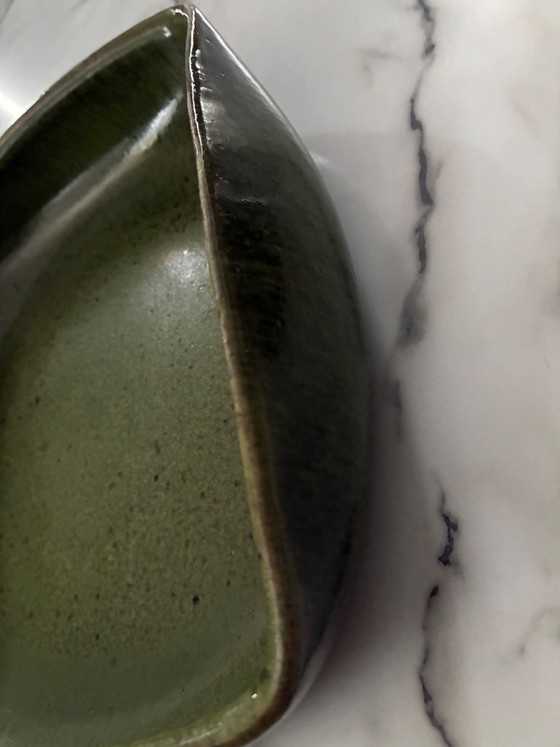 Image 1 of Piatto vintage in gres, Poterie du Der