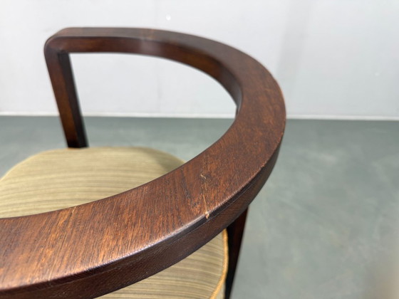 Image 1 of Sillón Art Déco checo de roble macizo de la década de 1930