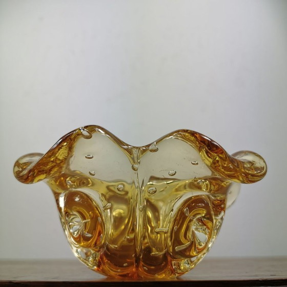 Image 1 of Vintage glass bowl, ashtray. Murano glass 008