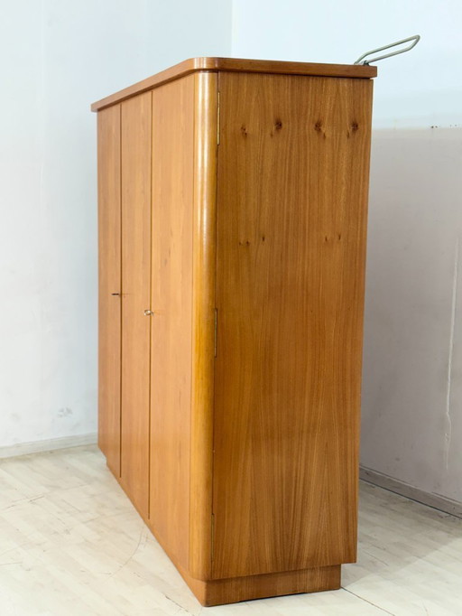 Armoire vintage des années 50, meuble en bois, armoire à linge, style vintage