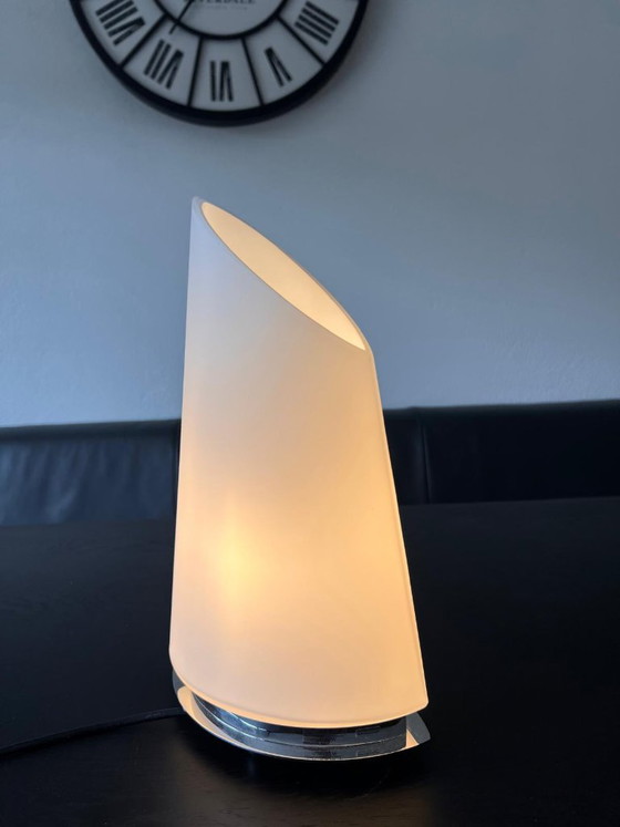 BANKAMP SAIL Table Lamp 5863/1-02 – Opal Glass & Chrome – Metal (photo 10 of 10)