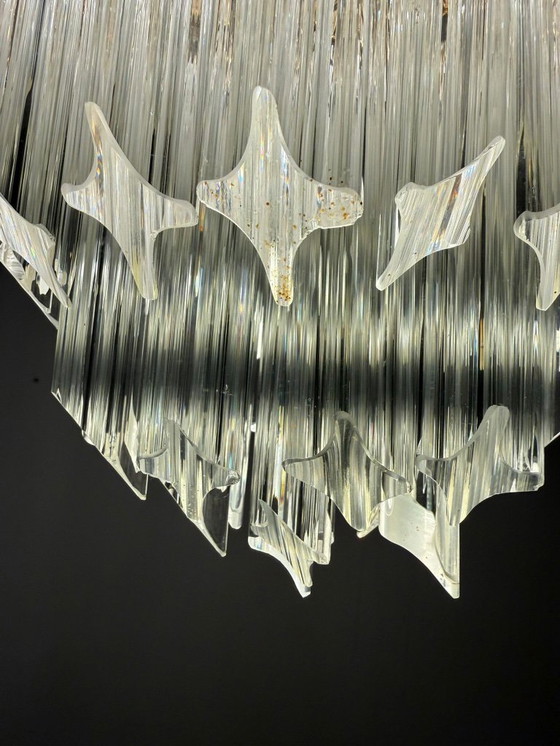 Image 1 of Ceiling light/lamp by Paolo Venini, Asta Quadrilobo, Murano glass, Italy, 1960s