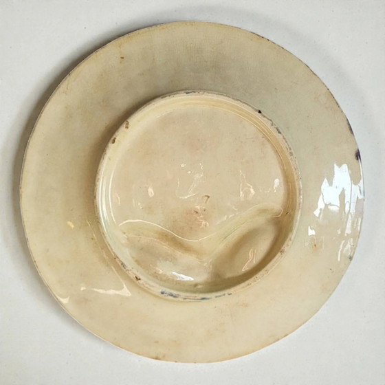 Large asparagus plate barbotine Onnaing / Wasmuel – Crockery, Porcelain (photo 5 of 6)