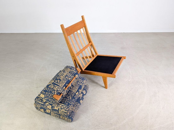 Image 1 of 3x Original Getama GE375 Midcentury Armchair Hans J. Wegner Oak