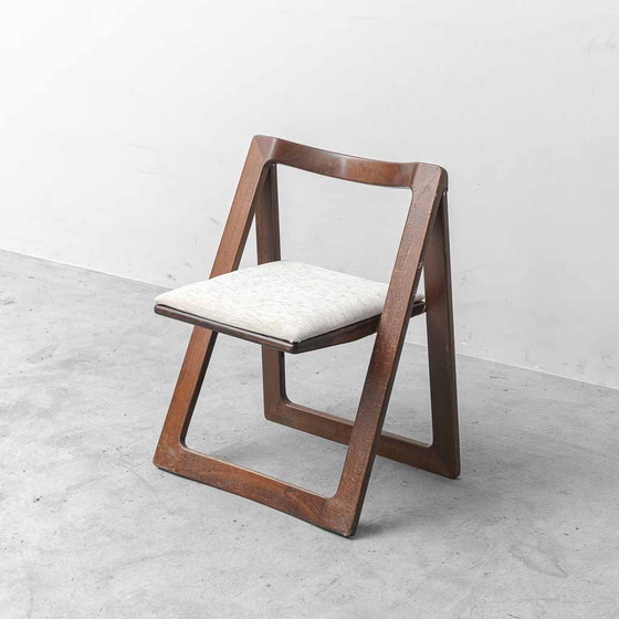 Set van 4 Trieste Klapstoelen van Jacober & Bazzani, Vintage Jaren 70 Moderne Antiek – Wood (photo 5 of 9)