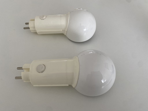 2x Vrieland design - faretto da parete con spina - lampada con spina - Olanda - anni '80
